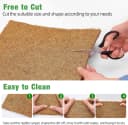 10 Pcs Reptile Carpet 12x12 Inch Coconut Fiber Mat for Tank Bedding