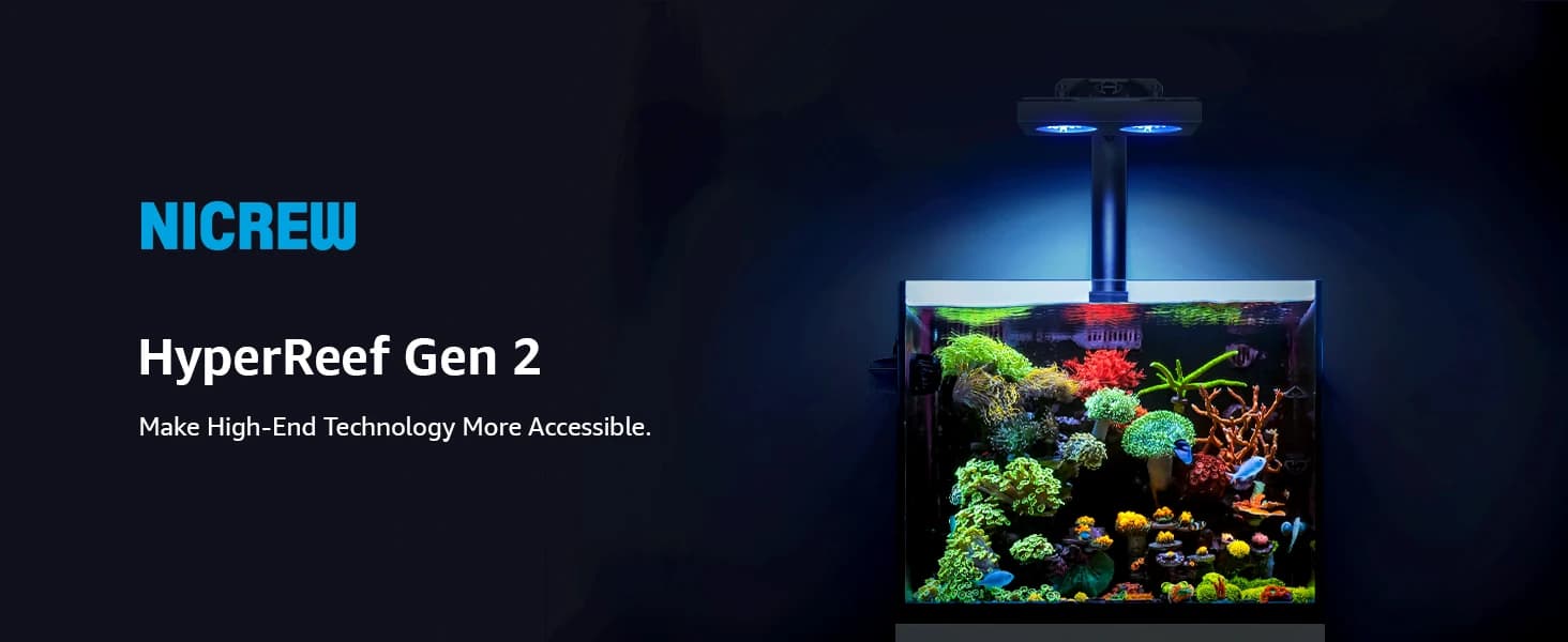 HyperReef 100 Gen 2 LED Reef Aquarium Light — product details