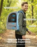 Cat Backpack Expandable — Cat Carrier Backpack with Breathable Window