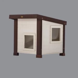 ECOFLEX Albany Outdoor Cat House — Why two doors matter more than one