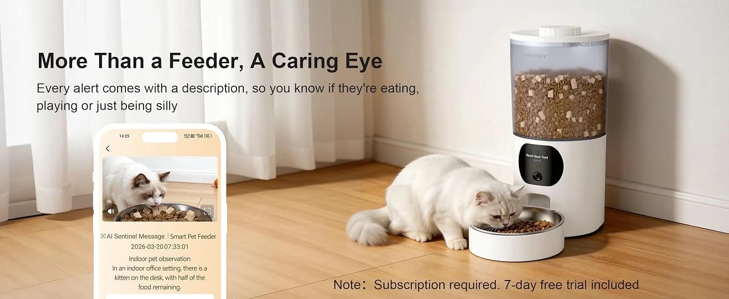Automatic Cat Feeder with 2K Camera — product details