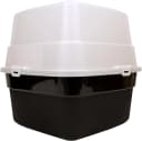 Advanced Hooded Corner Cat Litter Box with Charcoal Filter