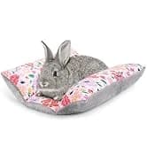 15"x14" Soft Plush Rabbit Bed Washable Cuddle Mat for Small Pets — collection imagery