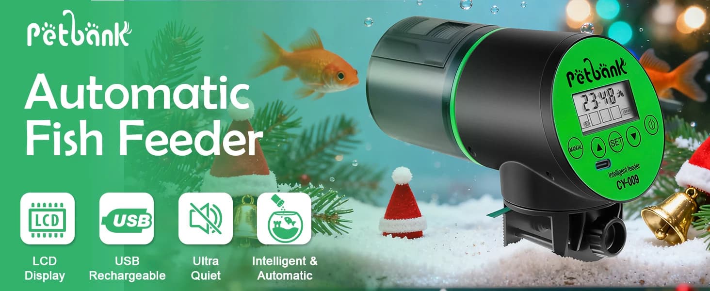Automatic Fish Feeder for Aquarium Easy Setup & 4 Timers — product details