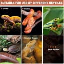 Reptile Hide Snake Hide — with a Humidification Groove Fitted with a Temperature and Humidity Sensor