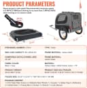 Dog Bike Trailer — Supports up to 88 lbs