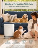 Smart Pet Air Purifier for Home Pets Large Room