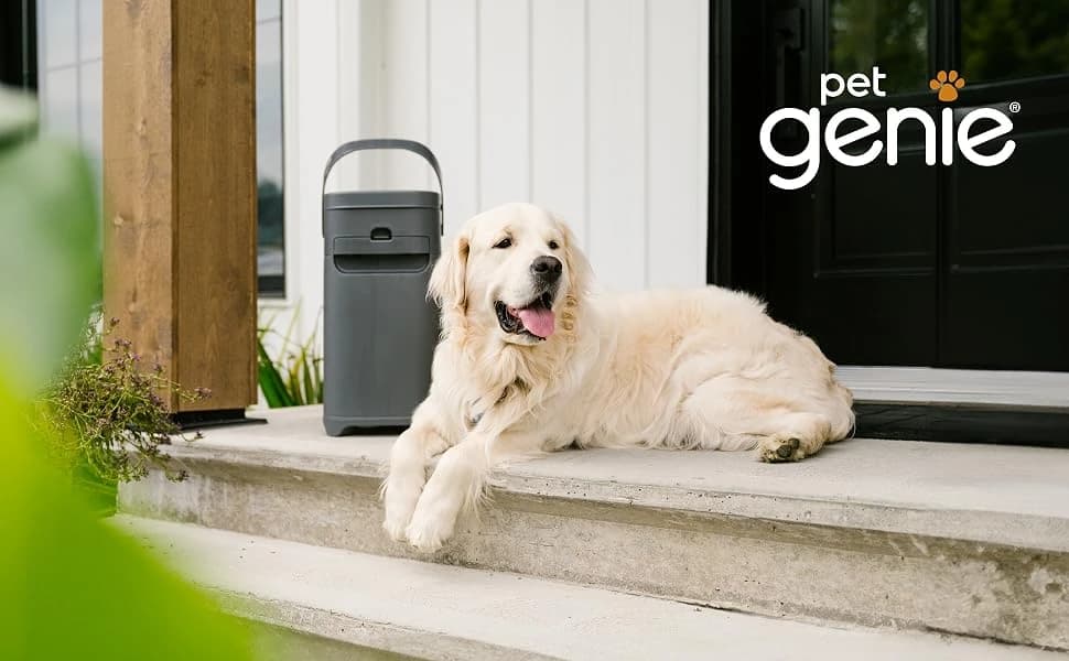Pail | Dog Waste Disposal System for Outdoor and Indoor Odor Control | Dog Poop Trash can | Includes 1 Square — Hassle-free solution for outdoor and indoor dog waste management