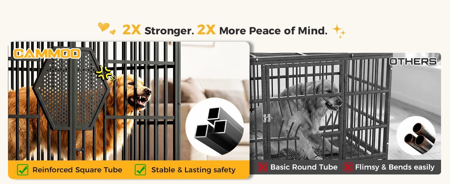 48'' Heavy Duty Dog Crates for Large Dogs — collection imagery