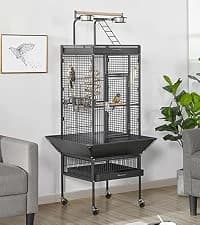 64-Inch Open Top Bird Cage for Parakeets and Cockatiels — collection imagery