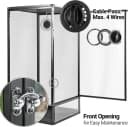 18" x 18" x 36" Front Opening Chameleon Cage with 3-Sided Metal Mesh