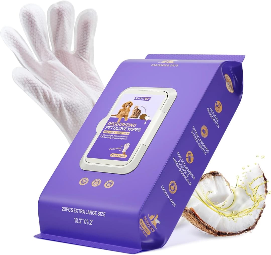 Dog Wipes for Dogs and Cats — Glove Design