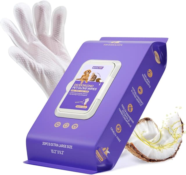 Dog Wipes for Dogs and Cats — Glove Design