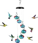 Charming Wind Chimes Hummingbird feeders for Outdoors Hanging ant and bee Proof