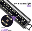 16-Inch LED UVB Reptile Light with Auto On/Off and Preset Day-Night Cycle Dimming