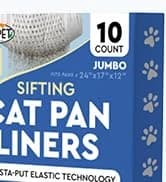 Elastic Cat Litter Box Liners - Extra Giant 10 Count - Tear-Resistant Cat Litter Bags - Waterproof Kitty Litter — collection imagery