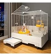 Guinea Pig Cage — Indoor Habitat Cage with Waterproof Plastic Bottom — collection imagery