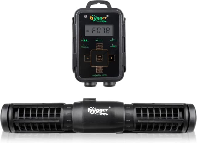 Aquarium Wave Maker — 18W Adjustable Cross Flow Pump with LED Display Controller