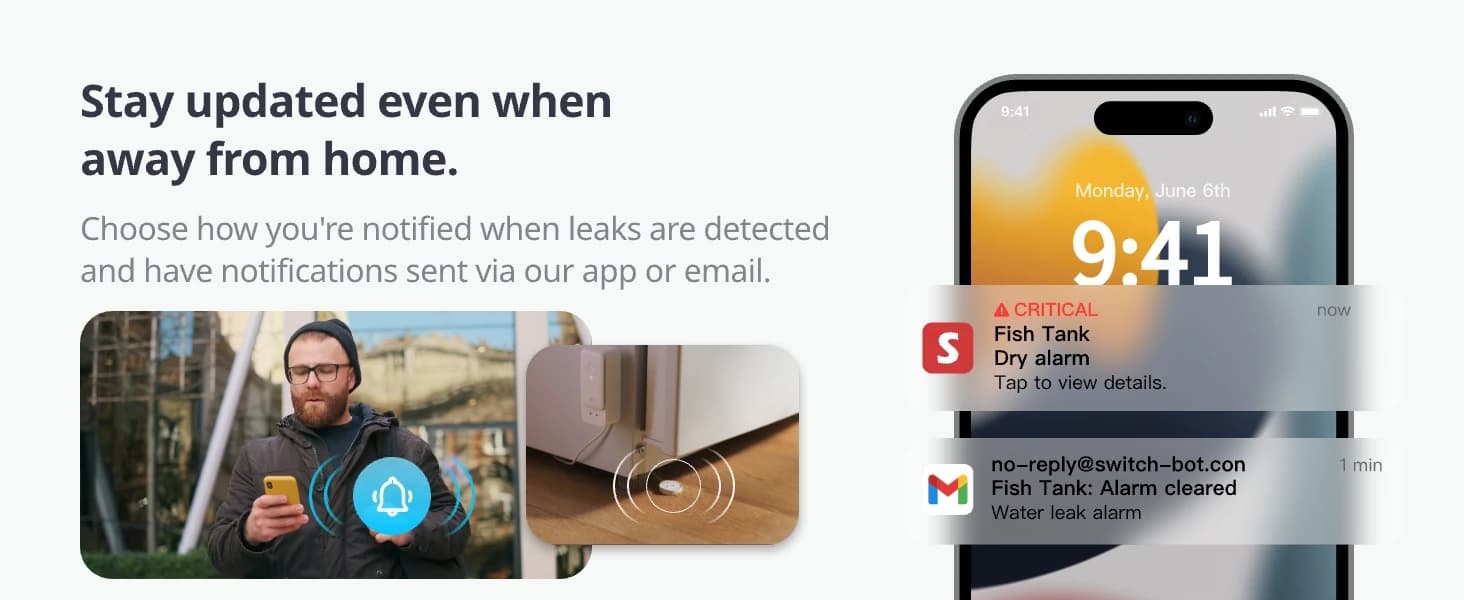 WiFi Water Leak Detector for Home — collection imagery