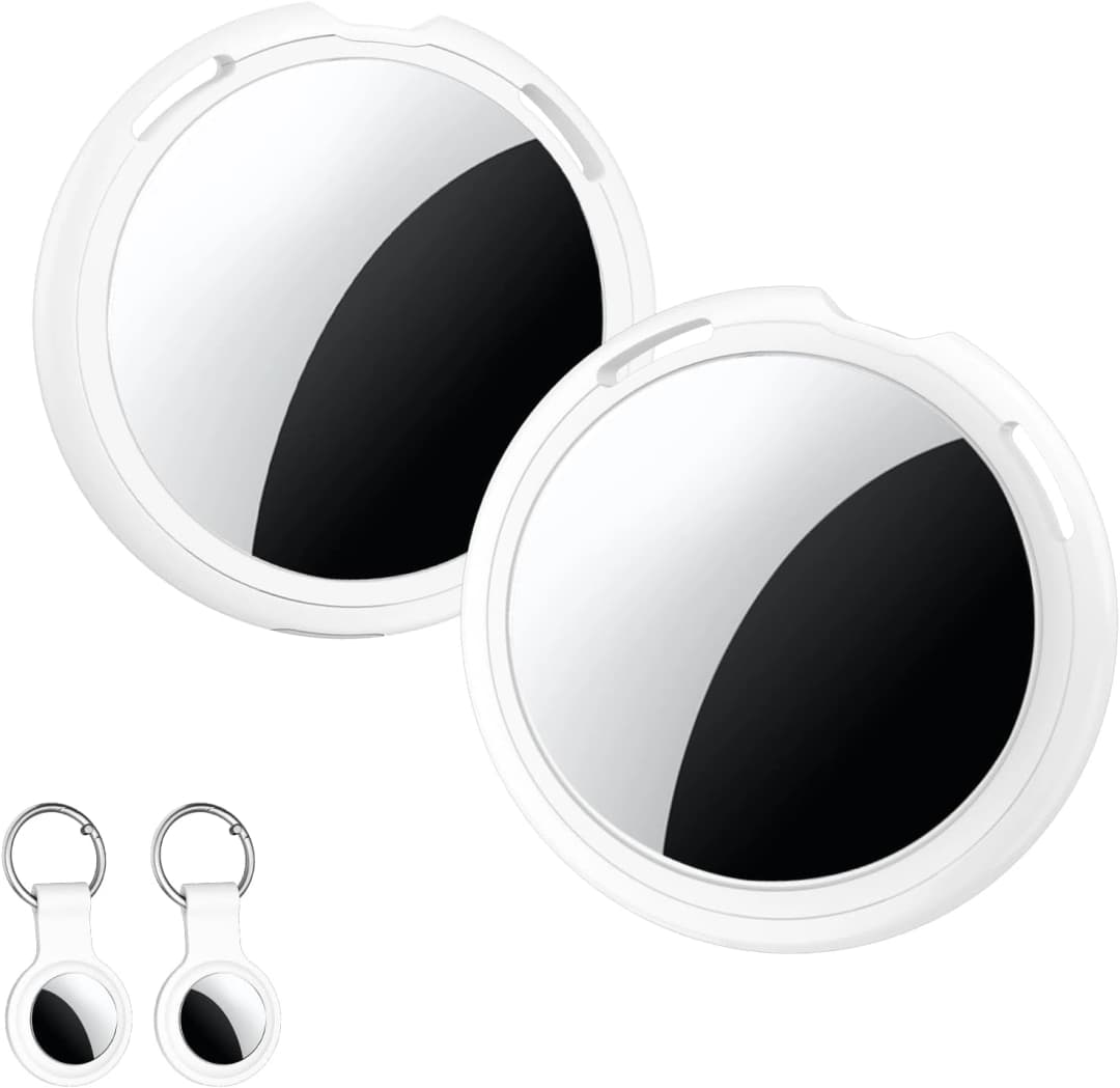 2 Pack Tracker Tags — Finder Apple Find My MFi Certified Waterproof iOS Only