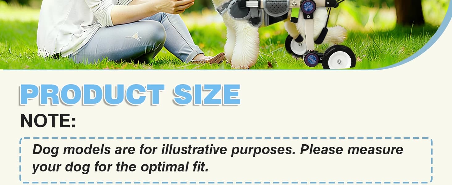 Dog Wheelchair for Back Legs — Adjustable Mobility Cart for Dog — product details