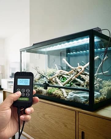 Real-time Display LED Digital Reptile Thermometer and Humidity Gauge — collection imagery