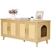 31.5" L Cat Litter Box Enclosure with Barn Door — collection imagery