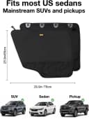 2 Packs Car Door Protector for Dogs