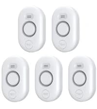 5 Pack Water Leak Detectors for Home — 100dB Water Sensor Alarm for Basement — collection imagery
