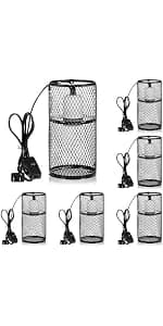 2 Pcs Reptile Heat Lamp Guard Anti Scald — product details