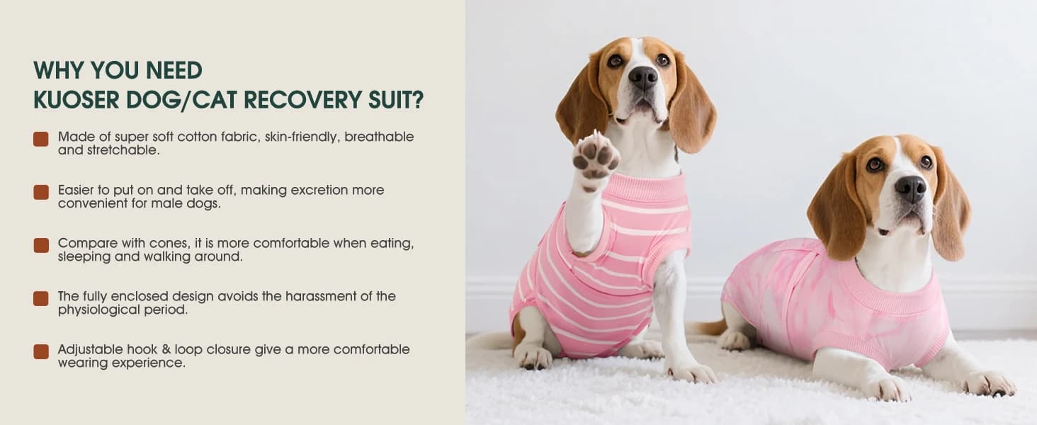 Dog Surgery Recovery Suit — Surgical Suit for Dogs Male Female — product details