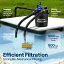 1580GPH Bio Pressure Pond Filter with 13W Light for Various Ponds
