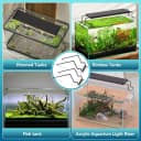 2 Pcs Aquarium Light Riser for Rimmed/Rimless Tanks (Width 3 inch)