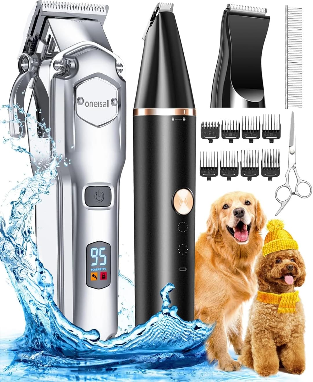 Dog Clippers Grooming Kit for Thick Coats and Heavy Duty