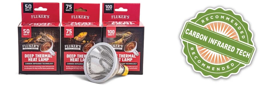 Deep Thermal Heat Lamp for Reptiles with Carbon Infrared Technology — collection imagery