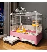 Guinea Pig Cage — Indoor Habitat Cage with Waterproof Plastic Bottom — collection imagery