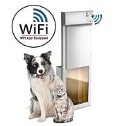 Genuine Power Pet Fully Automatic Pet Door from Brand. Pet Collar Operated — collection imagery