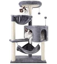 Cat Tree with Cat Condo and Big Hammock — collection imagery