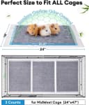 50 Count Disposable Guinea Pig Cage Liners