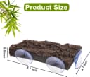 Turtle Basking Platform — Fish Tank Aquarium Tortoise Climbing Platform with 3 Suction Cups