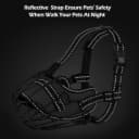Pitbull Dog Muzzle Reflective Metal Mask Secure Wire Basket Muzzles for Large Sized Dogs Amstaff Soft Cage to