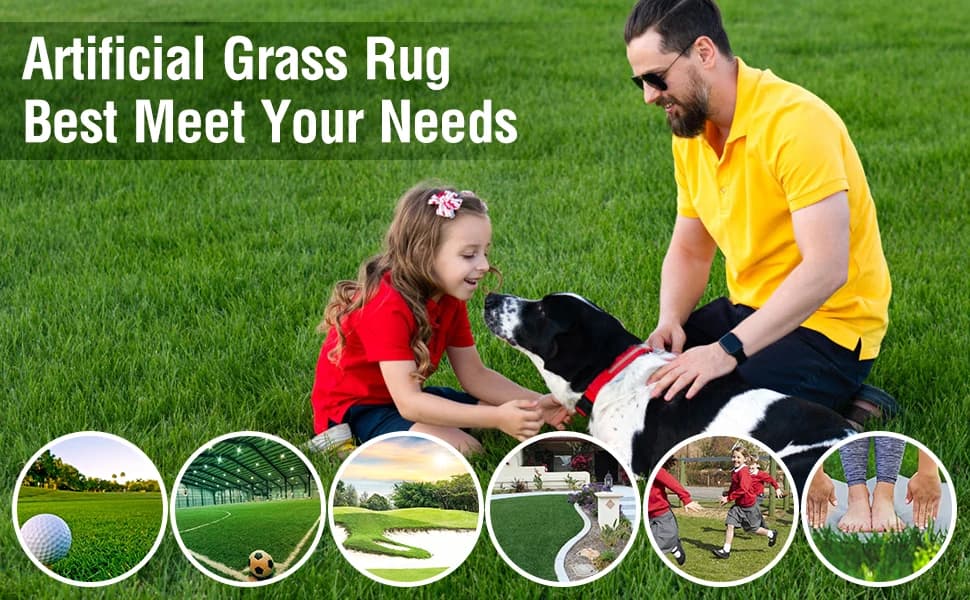 Artificial Grass — 47.3"x31.5" Professional Dog Grass Mat — Multi-Purpose