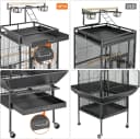 61" Playtop Parrot Bird Cage with Rolling Stand