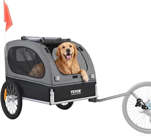 Dog Bike Trailer — Supports up to 88 lbs