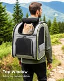 Cat Backpack Expandable — Cat Carrier Backpack with Breathable Window