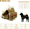 Dog Backpack for Medium and Large Dogs