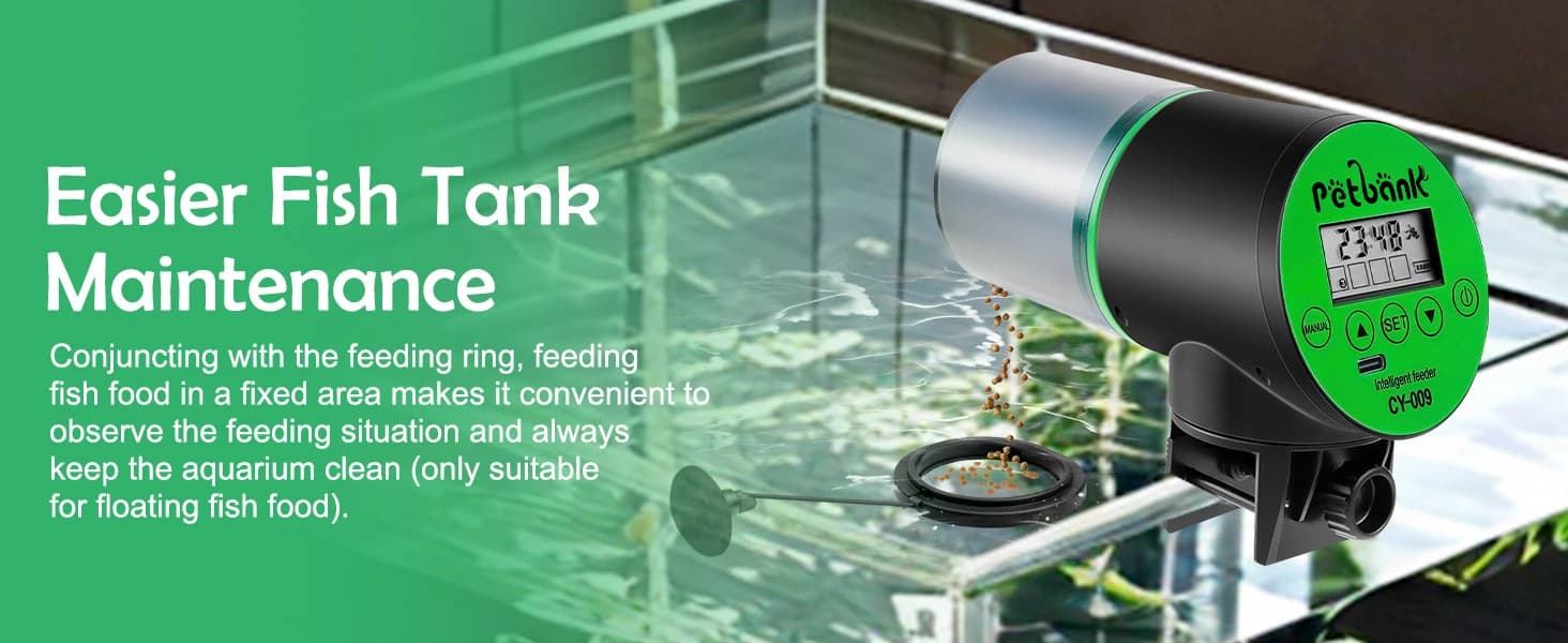 Automatic Fish Feeder for Aquarium Easy Setup & 4 Timers — product details