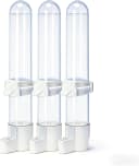 Automatic Bird Water Dispenser Cage Hanging Water Feeder with Anti-Spill Design for Parakeet Canary Small