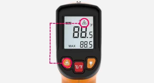 Infrared Thermometer Gun — -58℉ to 1112℉ — product details