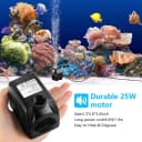 400GPH Submersible Fountain Water Pump for Pond Aquarium Hydroponics